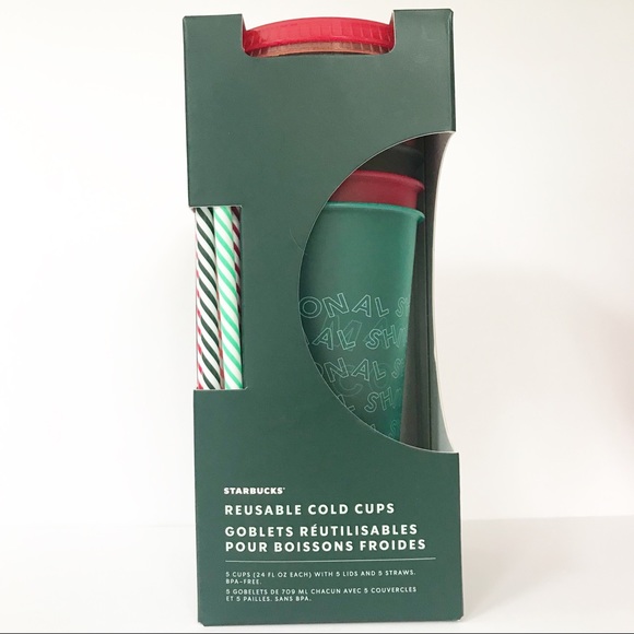 Starbucks Other - Starbucks Reusable 2019 Holiday Cup Set